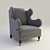 Sleek Callie Chair for Any Interior 3D model small image 1