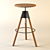 Adjustable Bar Stool for Stylish Comfort 3D model small image 2