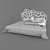 Italian Elegance: Belle Italia Bed 3D model small image 2