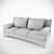 Contemporary "Bend" Sofa 3D model small image 3