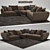 Elegant Taylor Sofa by Bontempi 3D model small image 2