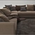 Elegant Taylor Sofa by Bontempi 3D model small image 3