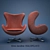 Elegant EGG Armchair by Arne Jacobsen 3D model small image 1