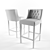 Elegant Lafayette Bar Stool 3D model small image 2