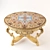 Elegant Mercury Table: Height 89cm, Diameter 163cm 3D model small image 2