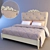 Elegant Dolce Rosa Bed 3D model small image 1