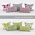 ROMO Tulipa Pillow Collection 3D model small image 3