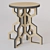 Modern Honeycomb Stool: Eye-catching Eco-friendly Design 3D model small image 1