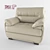 Diana-2 Leather Chair: Elegant Comfort 3D model small image 1