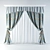 Scandi Style Curtains 3D model small image 1