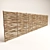 Woven Willow Fence | Decorative Panel 3D model small image 1