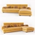 Elegant Geneva Corner Sofa 3D model small image 1