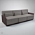 Elegant Dion Sofa by Jorge Pensi 3D model small image 1