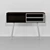 Sleek Olivia Console Table 3D model small image 1