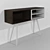 Sleek Olivia Console Table 3D model small image 2