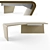 Roche Bobois OPEN SPACE Desk 3D model small image 2