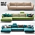 Title: MODULAR SOFA | ROLF BENZ SCALA 3D model small image 1