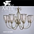 Elegant Jewel Chandelier 3D model small image 1