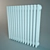 White Metal Radiator - 13 Section, 600x600 3D model small image 1