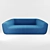 "Elegant Nautil Sofa by Roche Bobois 3D model small image 1