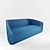 "Elegant Nautil Sofa by Roche Bobois 3D model small image 2