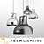 Techlighting Mini Cargo Pendant 3D model small image 1