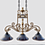 Elegant Crystal Chandelier 3D model small image 1