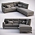CTS Salotti Haven: Comfortable and Stylish Sofa 3D model small image 1
