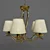 Glamorous Arte Lamp Chandelier 3D model small image 1