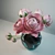 Elegant Peony Bouquet in Glass Vase 3D model small image 3