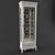 Falcone Display Cabinet - Elegant and Spacious 3D model small image 1