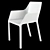 Sleek MEM Kristalia Chair: Pillet's Masterpiece 3D model small image 1