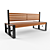 Valentina Outdoor Bench 3D model small image 2