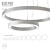 Modern LED Pendant Light: hoop! 50 (BOSMA) 3D model small image 2