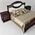 Anita Bed: Stylish and Comfortable 3D model small image 2