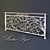 Eden's Forge: Artistic Wrought Iron Railings 3D model small image 1