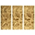 Customizable Wall Panel: Handcrafted Art Decoration 3D model small image 1