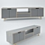 Sleek TV Stand - 180cm Length 3D model small image 1