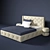 Capri Bed & Bedside Tables Set 3D model small image 3