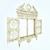 Vintage Architectural Window Detail 3D model small image 1