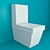 Sleek & Stylish WC Solution 3D model small image 1