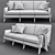 Sleek Sofa for Modern Homes 3D model small image 3