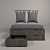 Compact Terrace Sofa 3D model small image 1