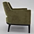 Luxurious Zimmer + Rhode Armchair 3D model small image 3