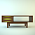 Vintage Media Console 3D model small image 1
