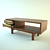 Vintage Media Console 3D model small image 2