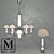 Mariner Neoclassic Chandelier & Table Lamp Set 3D model small image 1