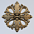 Carved Decor Element, Rosette 3D model small image 1