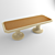 Stylish Large Dining Table 3D model small image 2