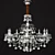 Title: Elephant Collection Chandelier - W8316-08 3D model small image 1